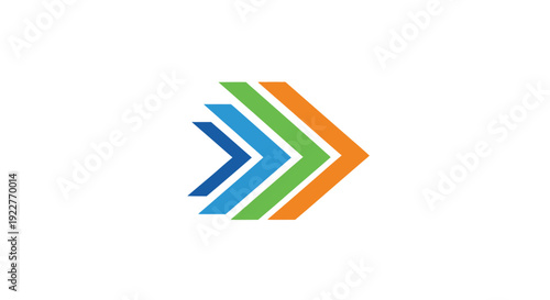 Colorful Arrow Graphic Design Element.