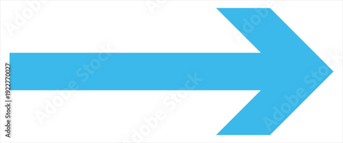 Vector trendy long arrows left and right in flat style. Replaceable vector design. Long straight arrows. Long arrow vector icon. Flat style long arrow symbols.