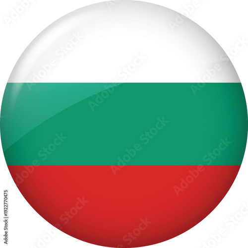 Bulgaria National Flag Round Glossy Button With Horizontal Tricolo Free Download Bulgaria National Flag Round Glossy Button With Horizontal Tricolo - GFXLoad