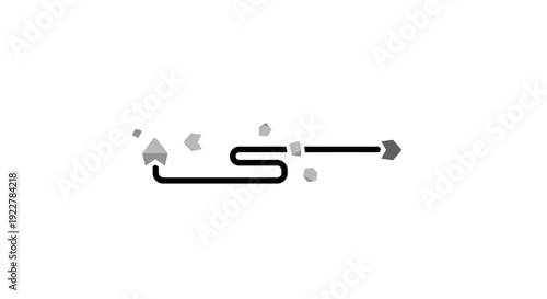 DNA strand helix structure model.