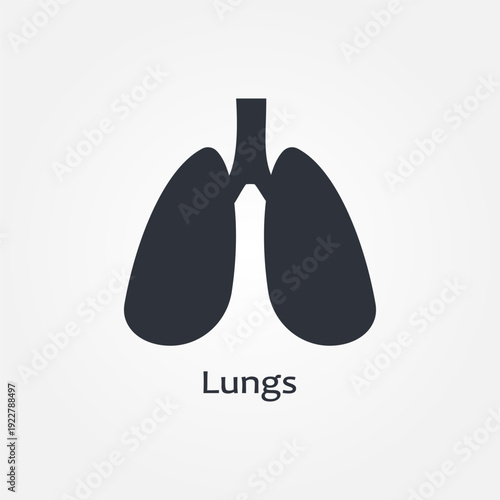 lungs icon symbol illustration vector eps10 logo template design pattern seamless bright minimal design flat design realistic style simple design modern design