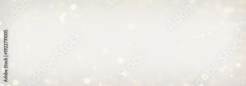 Quadro su tela Abstract background light gray background iridescent bokeh glitter