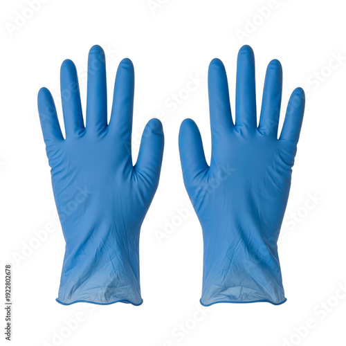 Wallpaper Mural Pair of blue medical gloves isolated On Transparent Background Torontodigital.ca