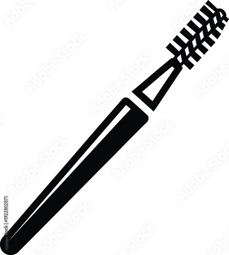 Mascara brush or eyelash brush cosmetic tool