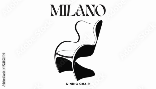 Modern Milano dining chair design for luxury homes