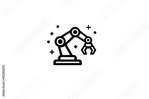 A minimalist black and white line drawing depicts two people sitting at a table, engaged in a conversation. The simple sketch uses clean lines to represent a social interaction.