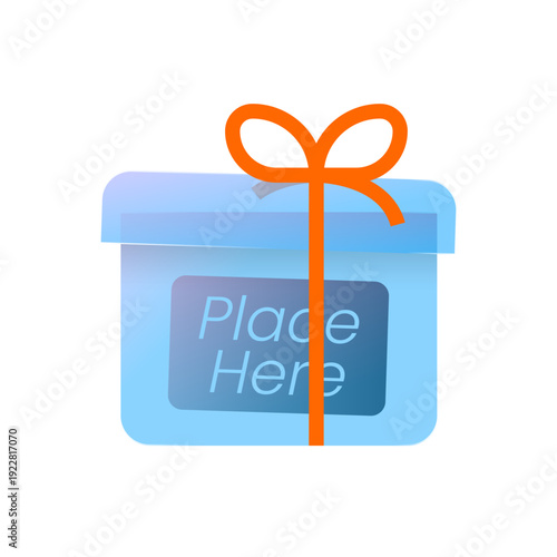 illustration of transparent mystery gift box with hidden surprise silhouette inside. secret reward, blind, exclusive bonus, coming soon product, surprise present, mystery package, promotional teaser