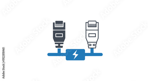 Network Tester Line clean abstract modern vector