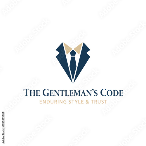 Elegant Suit and Tie Mens Fashion Logo Free Download Elegant Suit and Tie Mens Fashion Logo - GFXLoad
