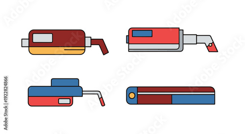 Mini Burette Line abstract clean style illustration