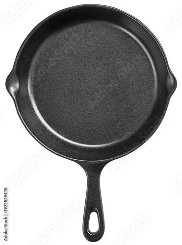 Iron pan, isolated on transparent background	
