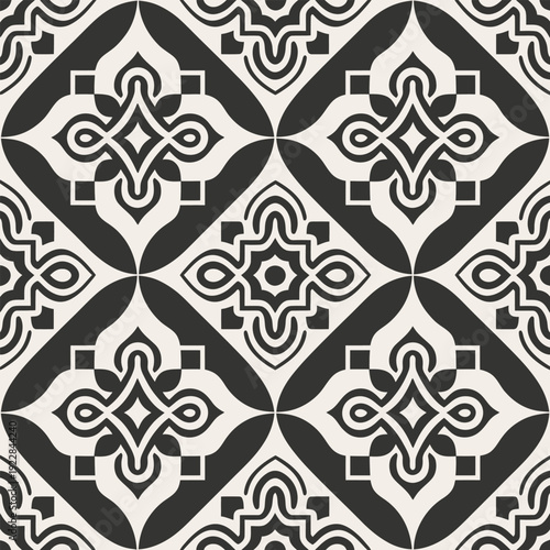 Ornamental Seamless Moroccan Style Design for Interior and Surface