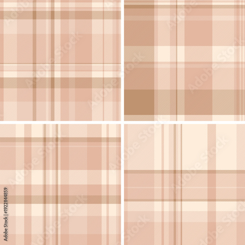 Decorative plaid collection built for furniture and interior design. This tartan pack enhances sofas, armchairs, and ottomans. Vector format ensures sharp detail.