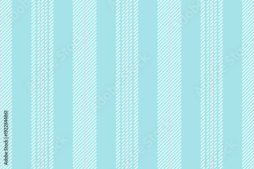 Ltylish background pattern fabric, sparse vector stripe textile. Sarge texture seamless vertical lines in light and light cyan colors.