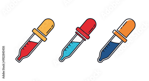 Pipette Filler Line creative modern smooth illustration