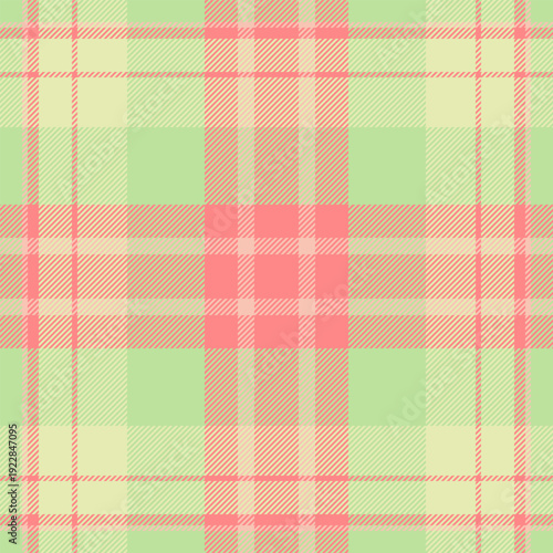Britain textile fabric seamless, neat vector texture tartan. Oktoberfest pattern check background plaid in light and green colors.