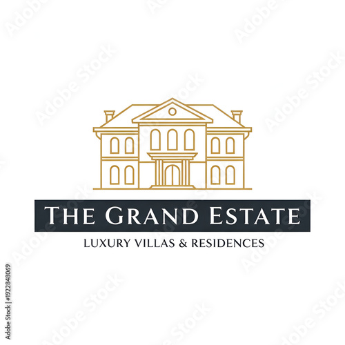 The Grand Estate Luxury Villas & Residences Logo Design