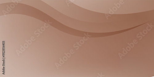 Abstract brown Mocha Mousse background with waves. shiny backdrop. Luxury card. Coffee color gradient. Summer banner, Modern pop art wallpaper. Textured effect. Modern trendy design