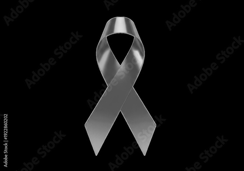 Green awareness ribbon symbol isolated on transparent background