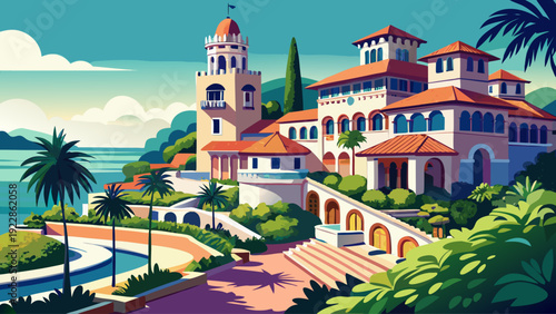 Very beautiful The Cloister at Sea Island blends Mediterranean style architecture with coastal serenity and refined Southern hospitality in Georgia, USA.
