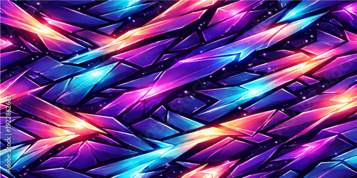 Abstract colorful background with glowing lines creates a futuristic design of light and motion featuring a bright rainbow wave pattern for an artistic energy explosion wallpaper abstraction