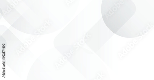 abstract geometric white and grey background with soft overlapping shapes for modern design