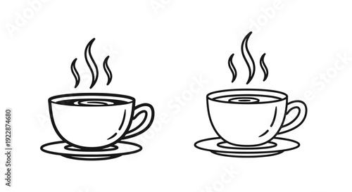 Reading Coffee modern smooth tone vector