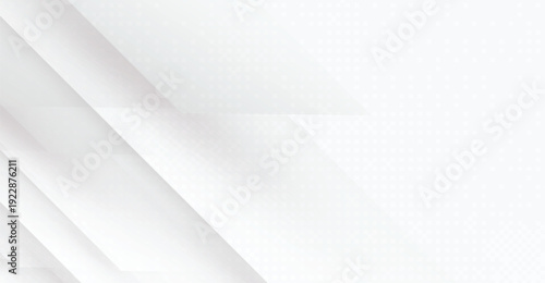 Abstract white and grey geometric background with modern diagonal lines for clean business presentations