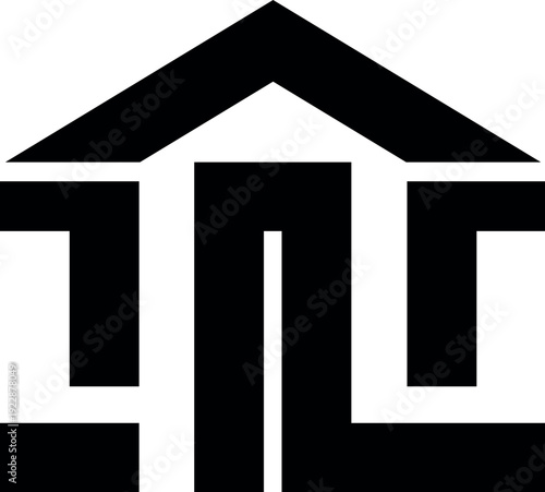 Modern Financial Institution Logo Symbol