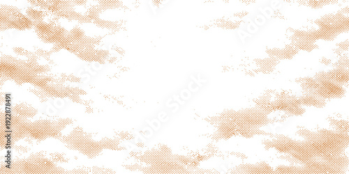 Aged vintage parchment with a grungy brown texture and antique paper pattern creates a rough blank surface ideal for a scrapbook art background