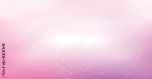 Soft pink and purple gradient abstract background with faint circular lines and central white glow