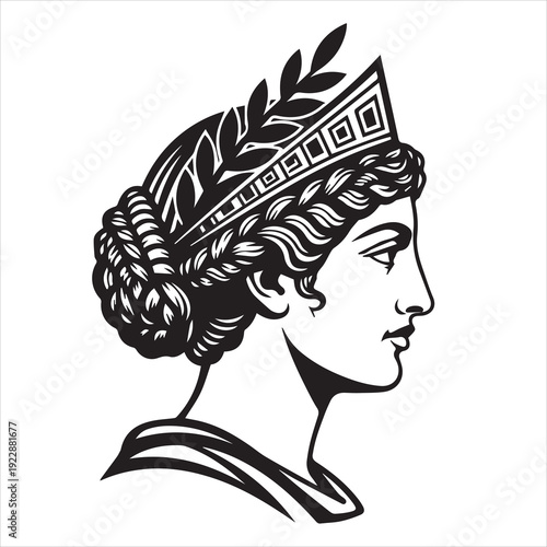vector illustration of a woman