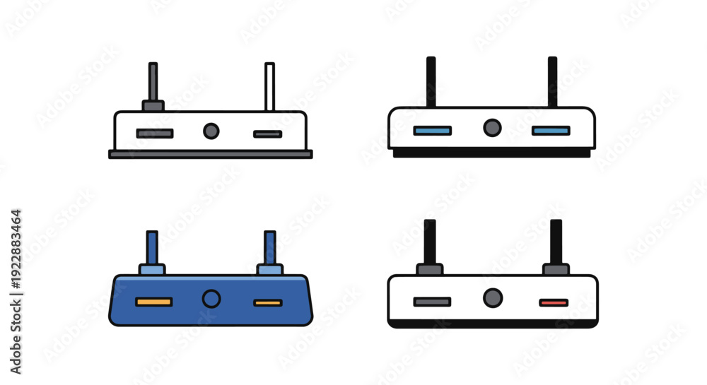 Obraz premium Thunderbolt Dock dynamic modern abstract illustration