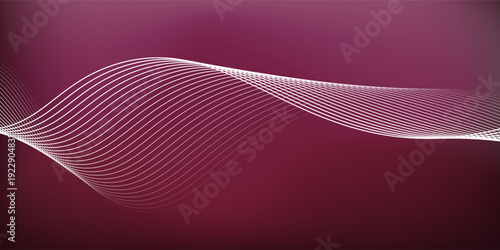 Black pulm burgundy with flow lines background