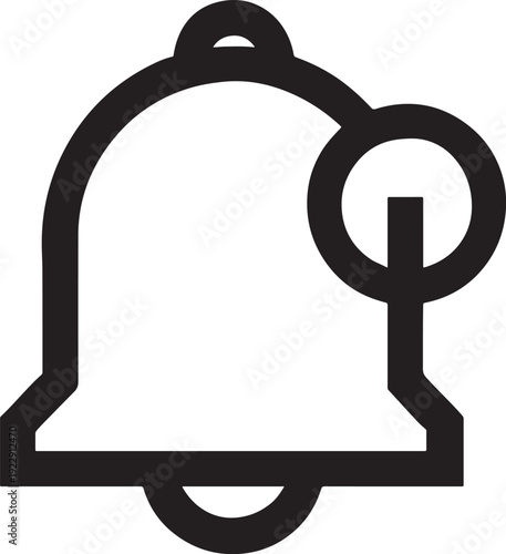 Vector illustration of a bell and scales with a key featuring 3d gender symbols to represent unity and marriage in a heterosexual or gay relationship
