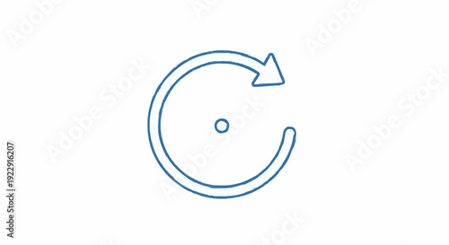 A circular arrow graphic with the number 270 inside, symbolizing a process, rotation, or degree measurement in a clean, modern design for digital or print use