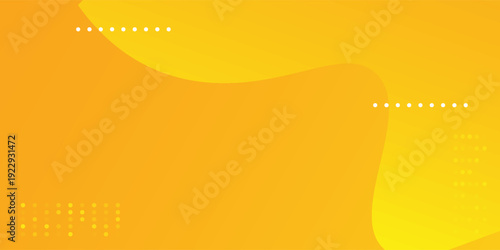 Abstract background with geometric wave yellow orang gradient shapes