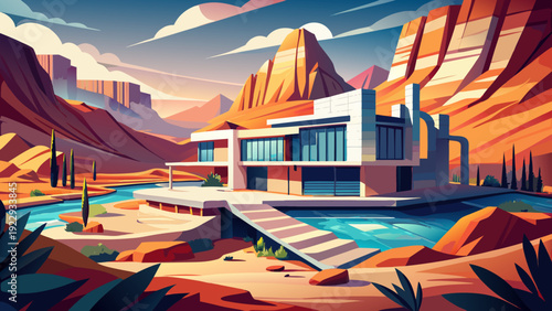 Very beautiful Amangiri in Canyon Point offers minimalist desert architecture, serene canyon landscapes, and ultra exclusive luxury immersed within the dramatic scenery of Utah, USA.
