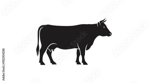 Black Cow Silhouette