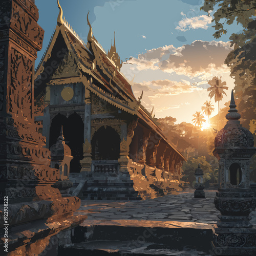 Golden Sanctuary at Dusk