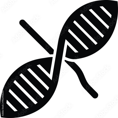 Gene Editing Tool silhouette vector art Illustration