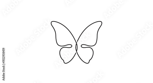 Simple Cannabis Leaf Outline Icon on Isolated White Background.