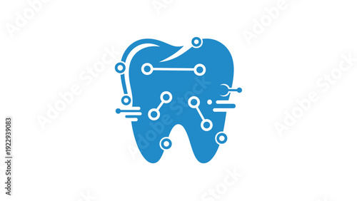 Digital Dental Technology Tooth Logo Design