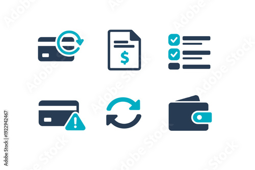Letters icon arrows generation list invoice vector failed method payment image labels