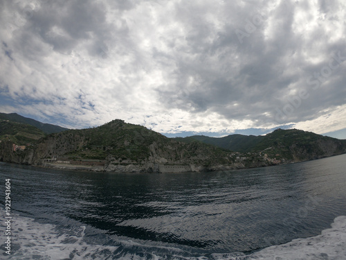 Beautiful view of of Cinque Terre National Park (Five Lands), La Spezia, Liguria, Italy.