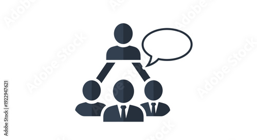 Business Communication Network Icon