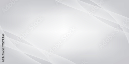 Curtain white wave soft shadow and blurred. frabic shapes curve designs. abstract backround on isolated. Vector Modern