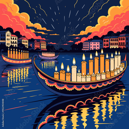 Candlelit Serenade on the Water