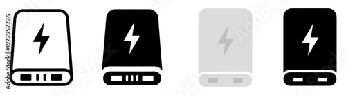 power bank battery charger icon