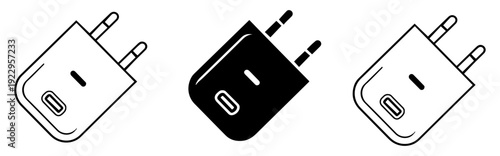usb charger adapter phone icon